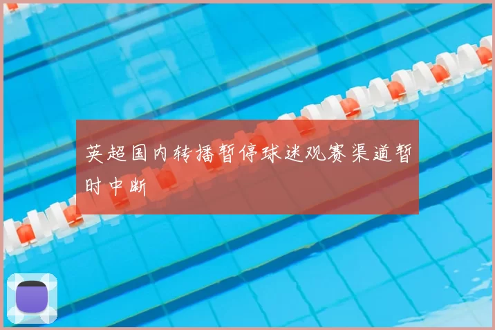 英超国内转播暂停球迷观赛渠道暂时中断